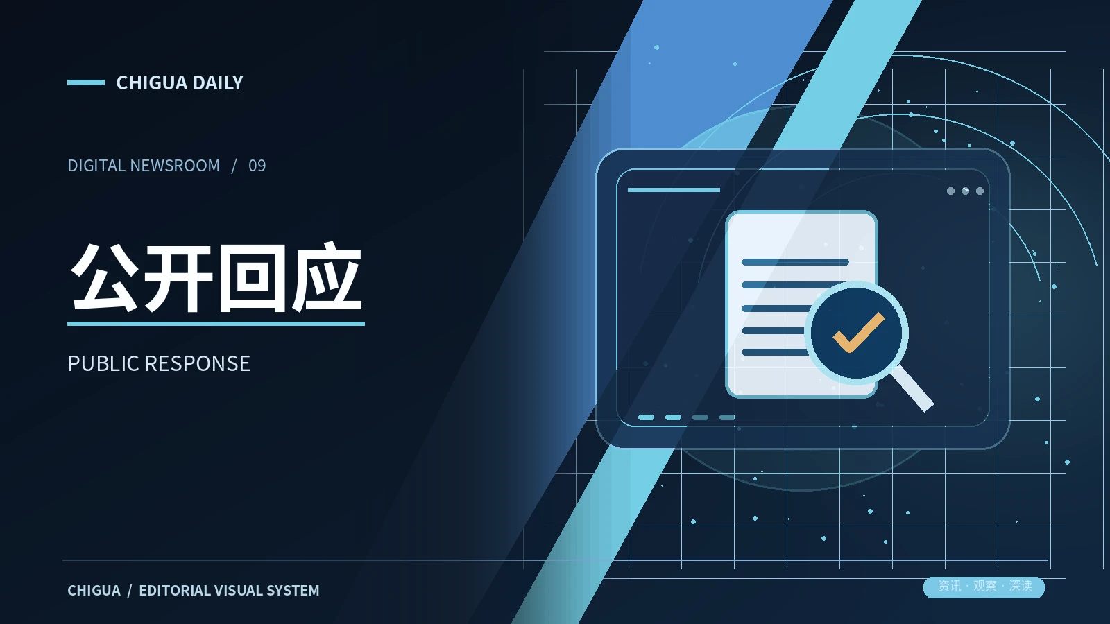公开回应栏目的主题展示